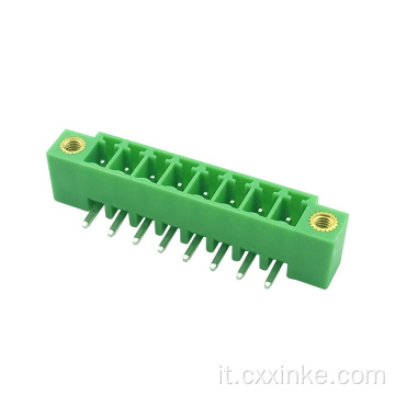 Intestazione angolata del morsetto PCB di tipo plug-in con vite di fissaggio